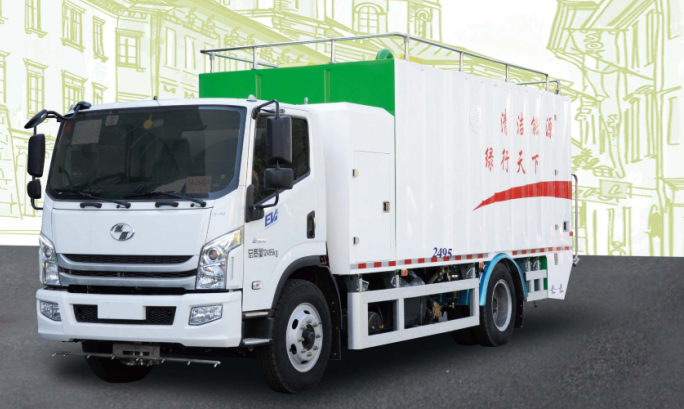 純電動(dòng)垃圾桶清洗車